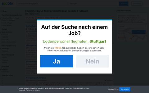 Dringend! Bodenpersonal flughafen Jobs in Stuttgart (mit ...