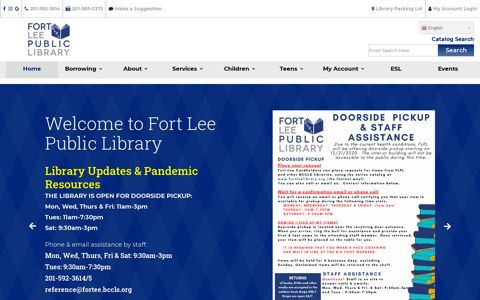 Fort Lee Public Library: Home