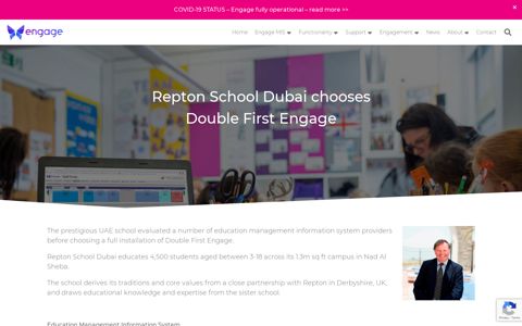 Repton School Dubai chooses Double First Engage | Engage ...
