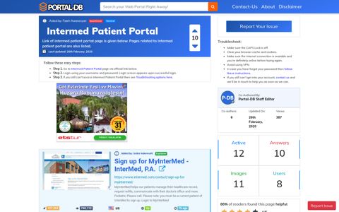 Intermed Patient Portal
