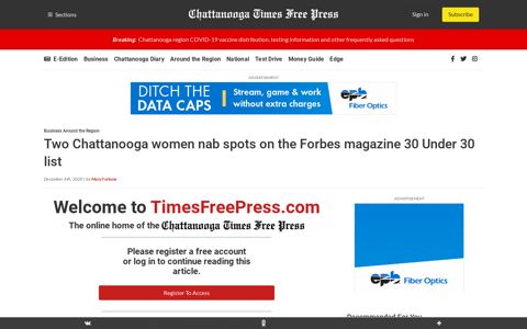 Two Chattanooga women nab spots on the Forbes magazine ...