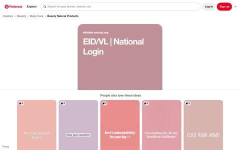 EID/VL | National Login - Pinterest