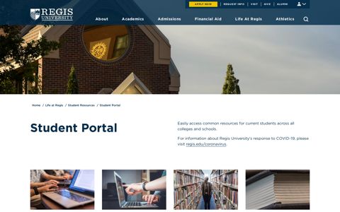 Student Portal | Regis University