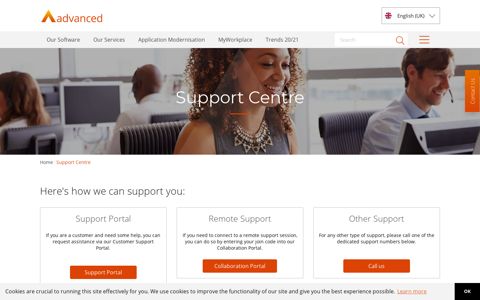 Support Centre | Advanced