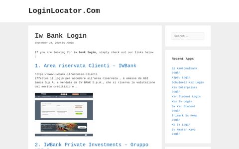 Iw Bank Login - LoginLocator.Com