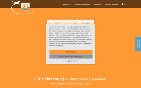FTI Ticketshop - billets vols sec: FTI Ticketshop FR