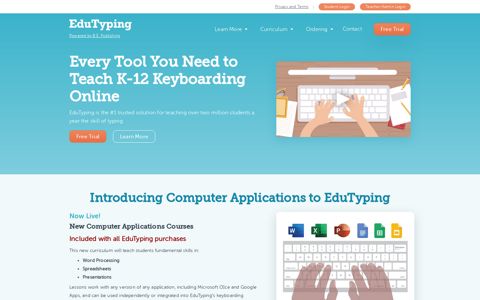 EduTyping.com: Keyboarding Online | Web-based ...
