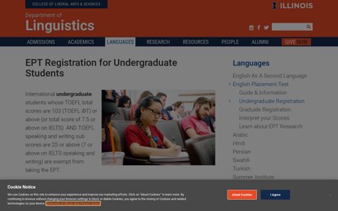 EPT Registration for Undergraduate Students | Linguistics at ...