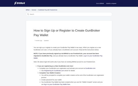 How to Sign Up or Register to Create GunBroker Pay Wallet ...