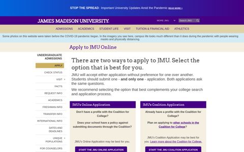 Apply to JMU Online - James Madison University