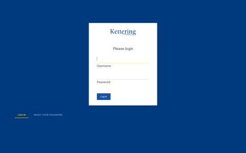 Please login - Kettering University