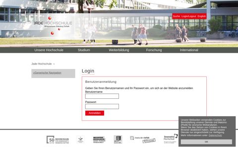 Login/Logout - Jade Hochschule