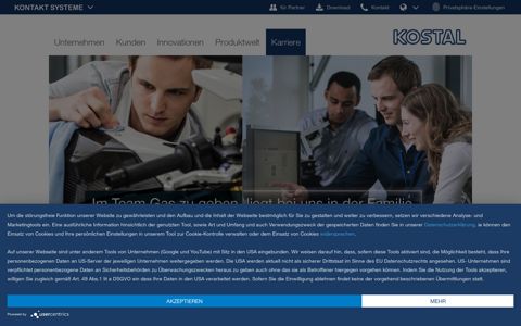 Karriere und Stellenangebote | KOSTAL Kontakt Systeme GmbH