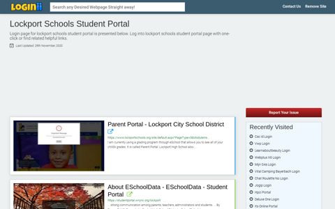 Lockport Schools Student Portal