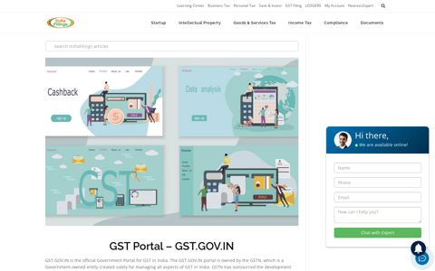 GST Portal - GST.GOV.IN - IndiaFilings