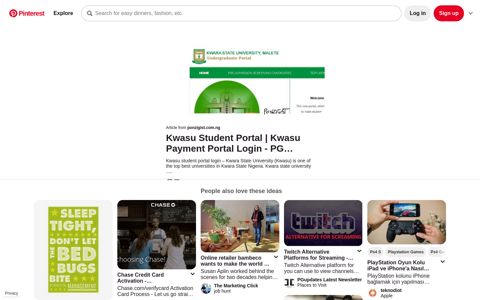 Kwasu Student Portal | Kwasu Payment Portal Login - Pinterest