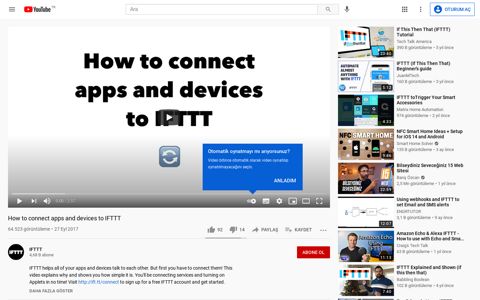 How to connect apps and devices to IFTTT - YouTube