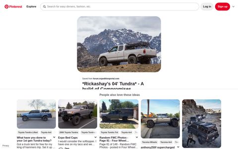 *Rickashay's 04' Tundra* - Expedition Portal - Pinterest