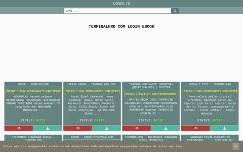 terminalhrd com login ebook - Tinjauan umum tentang Login ...