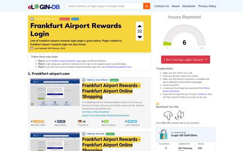 Frankfurt Airport Rewards Login - штыефпкфь login 0 Views