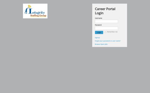 Career Portal Login