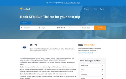 KPN - Find & Book Official KPN Bus Tickets | Busbud