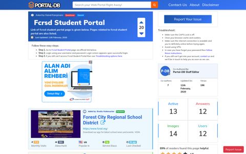 Fcrsd Student Portal