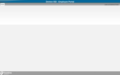 Denton ISD - Employee Portal