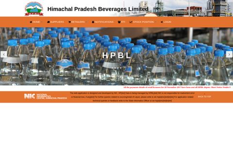 HPBL - Himachal Pradesh Beverages Limited