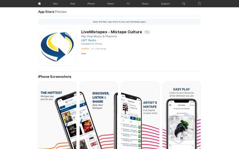 ‎LiveMixtapes - Mixtape Culture on the App Store