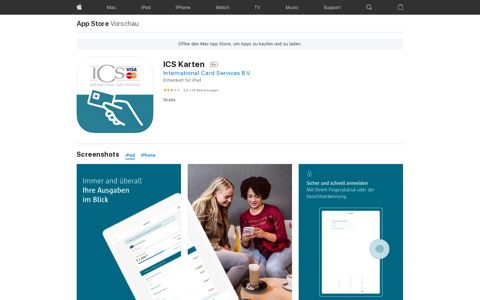 ‎ICS Karten im App Store