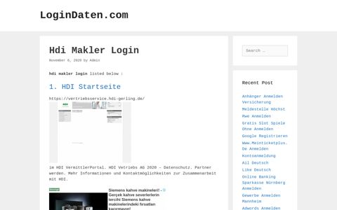 Hdi Makler Login - LoginDaten.com