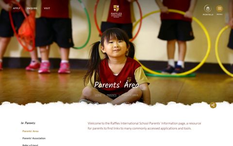 Parents' Area | Raffles International School