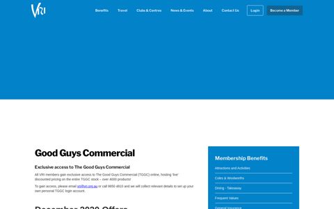 VRI - Membership Benefits - Good Guys Commercial