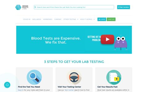 Grassroots Labs - Blood Tests are Expensive. We fix that.