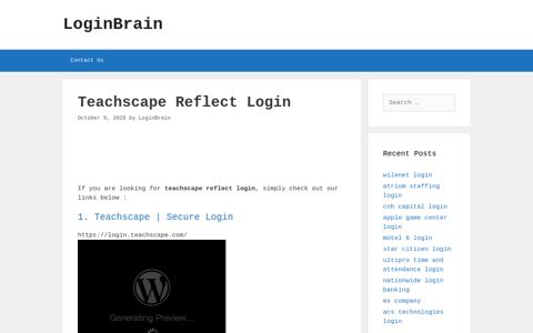Teachscape Reflect - Teachscape | Secure Login - LoginBrain