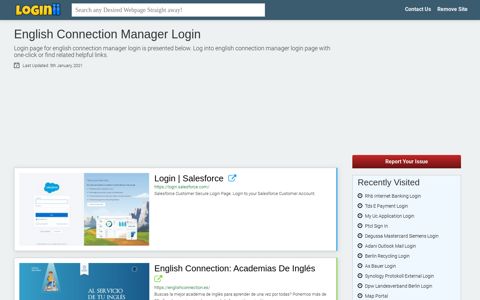 English Connection Manager Login - Loginii.com