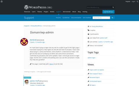 Domain/wp-admin | WordPress.org