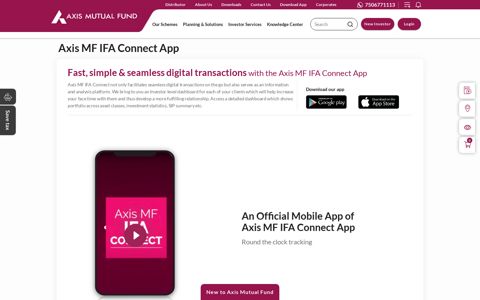 Axis MF IFA Connect for Mutual Fund Distributor & Financial ...