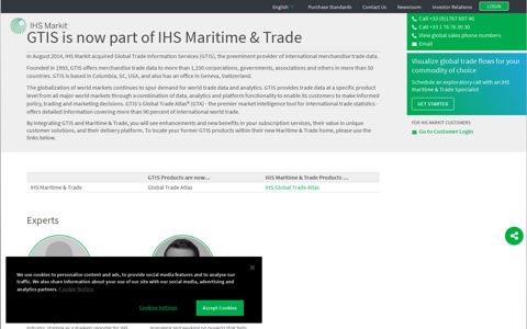 GTIS Has Been Acquired | IHS Markit