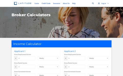 Broker Tools - Capacity Calculator | Latitude Financial Services