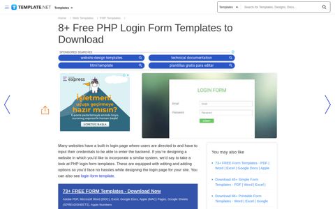 8+ Free PHP Login Form Templates to Download - Template.net