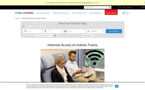 Internet Access on Italian Trains | ItaliaRail