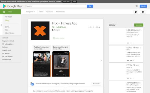 FitX – Fitness App - Apps on Google Play