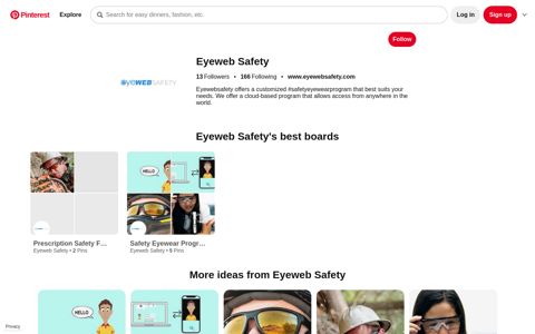 Eyeweb Safety (safetyeyewearprogram) on Pinterest