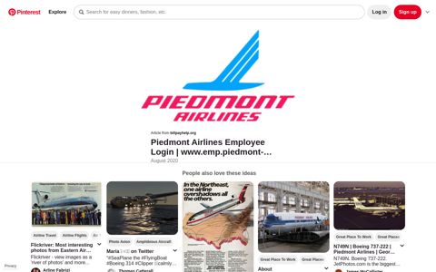 Employees of the Piedmont Airlines are enabled to access ...