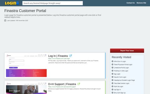 Finastra Customer Portal - Loginii.com