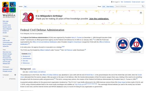 Federal Civil Defense Administration - Wikipedia
