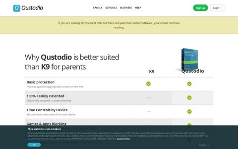 K9 alternative download - Qustodio