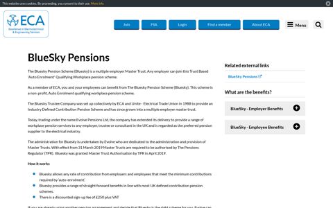 BlueSky Pensions - Electrical Contractors' Association